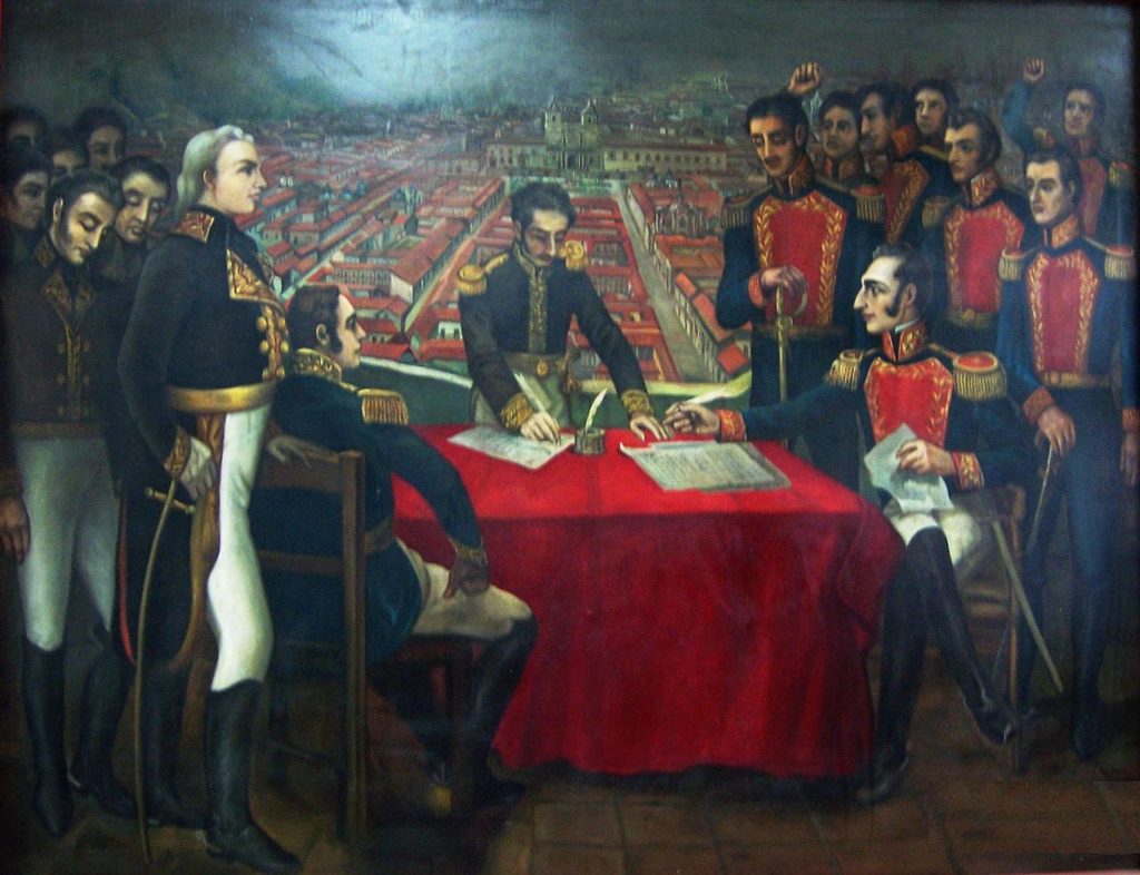 Capitulación española batalla de Pichincha