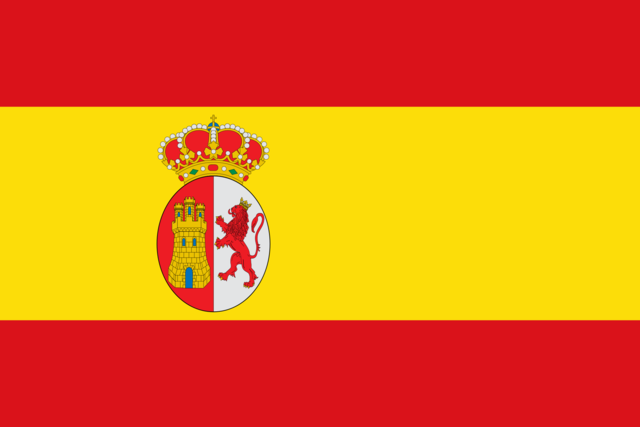 Bandera de España en la época de Espronceda 1808-42
